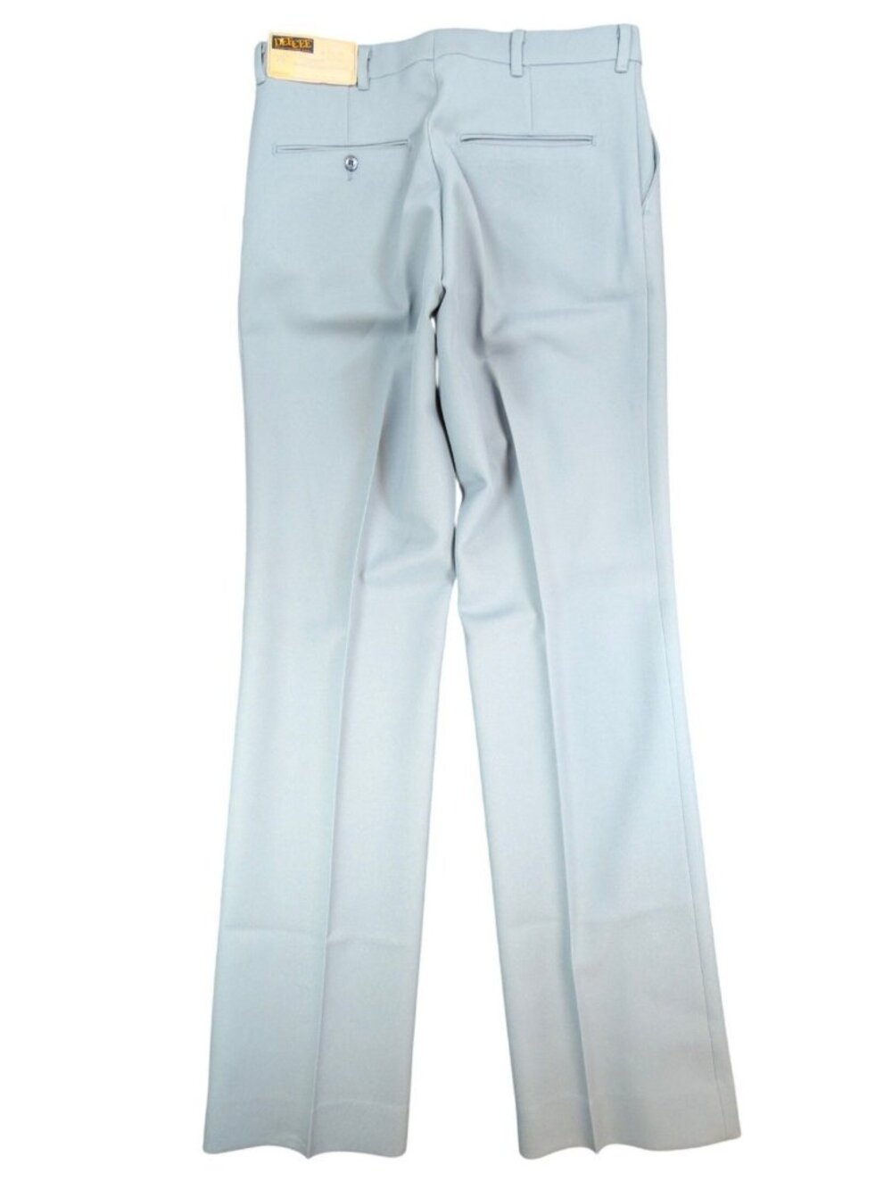 Dee Cee Vintage 70s Dress Pants Mens 31x32 Powder Blue Straight NOS
